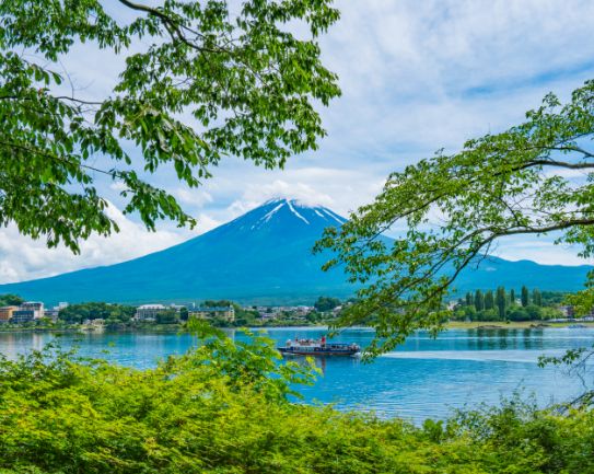 Lake Kawaguchi and Lake Saiko round trip course